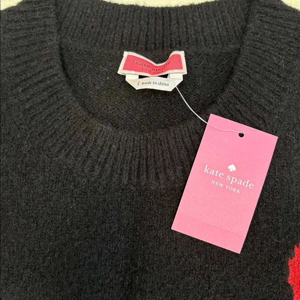Kate Spade Heart Pop Wool blend Knit Sweater - Style K6671